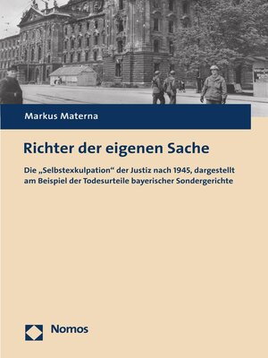 cover image of Richter der eigenen Sache